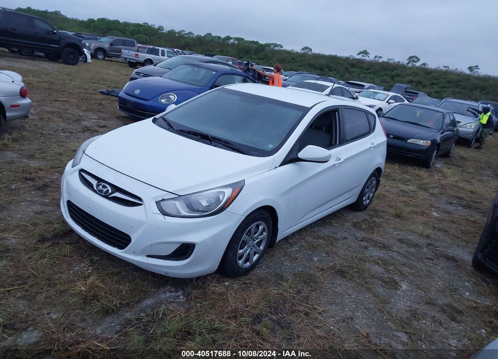 2014 HYUNDAI ACCENT GS VIN: KMHCT5AE9EU183423