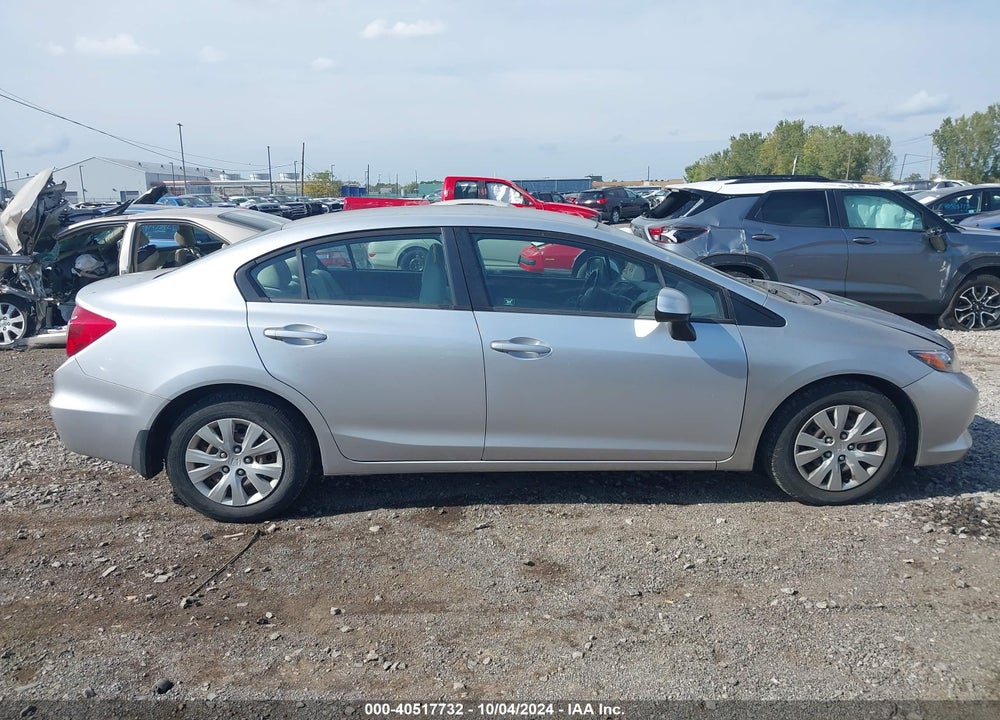 2012 HONDA CIVIC LX VIN: 2HGFB2F55CH315963