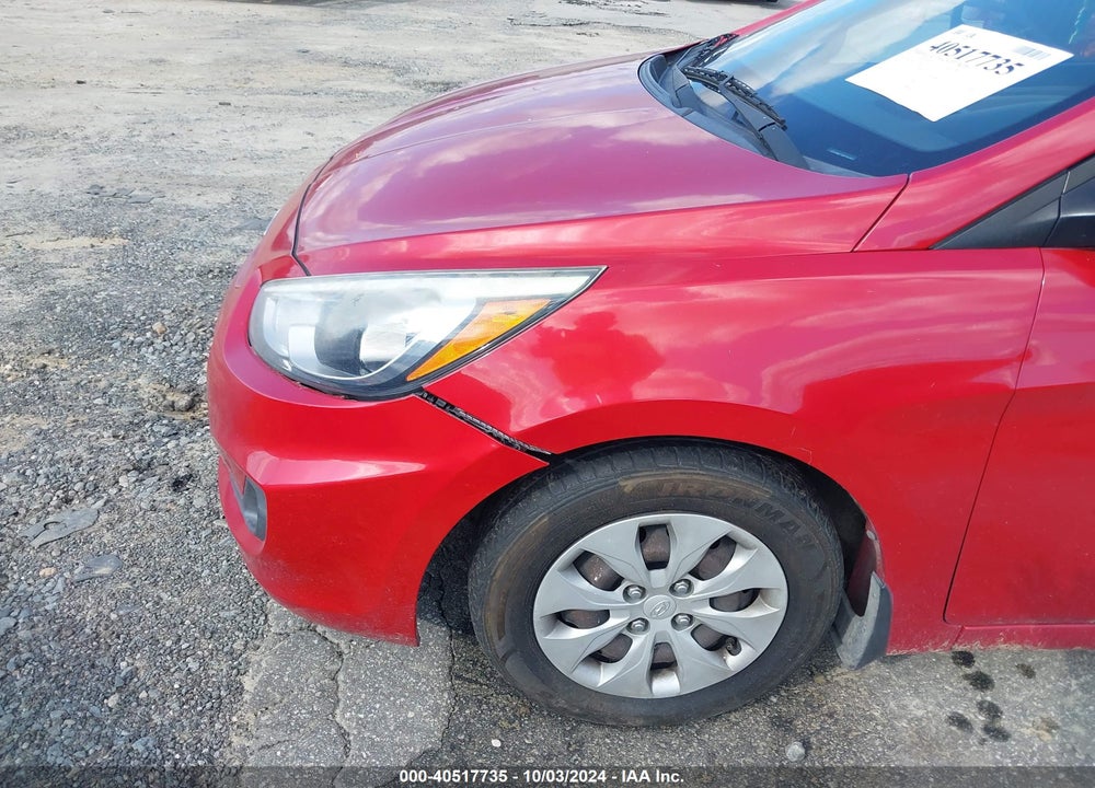 2016 HYUNDAI ACCENT SE VIN: KMHCT4AE7GU081227