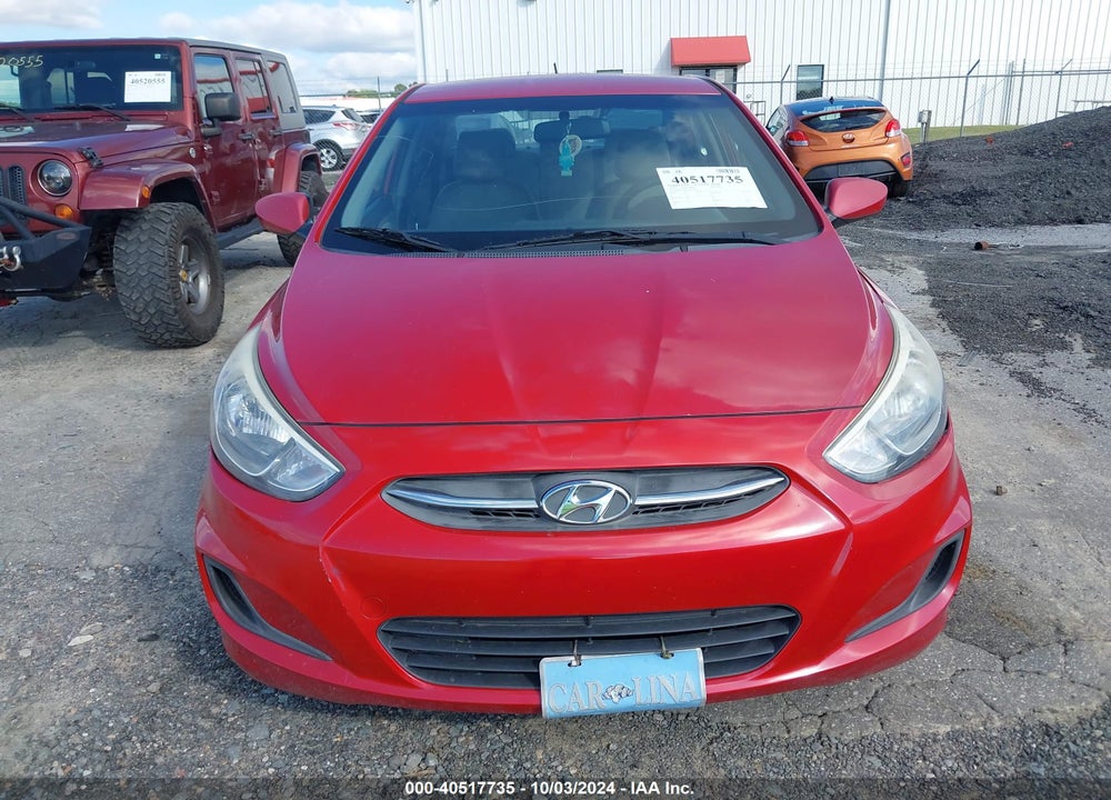 2016 HYUNDAI ACCENT SE VIN: KMHCT4AE7GU081227