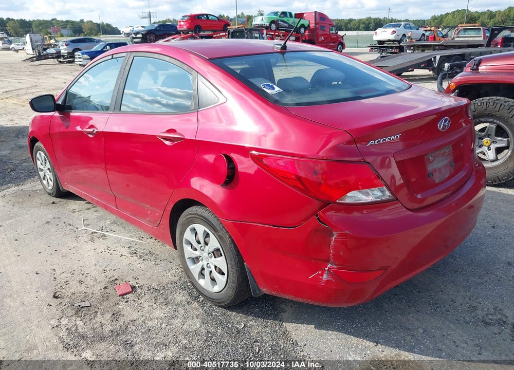 2016 HYUNDAI ACCENT SE VIN: KMHCT4AE7GU081227