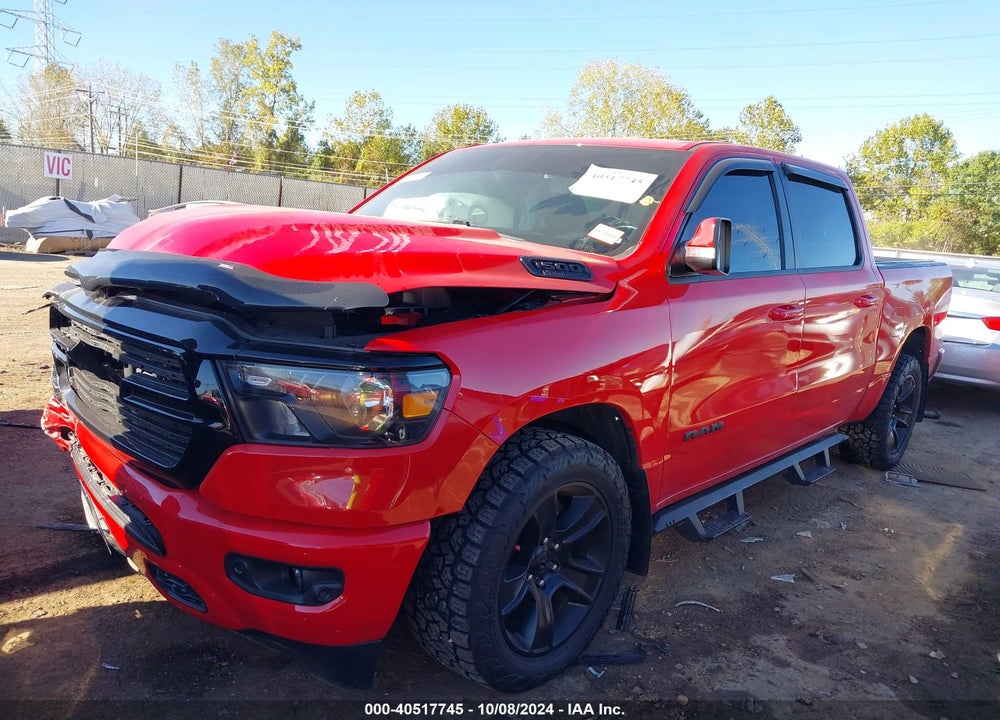 2020 RAM 1500 BIG HORN 4X4 5'7 BOX VIN: 1C6SRFFT0LN348334