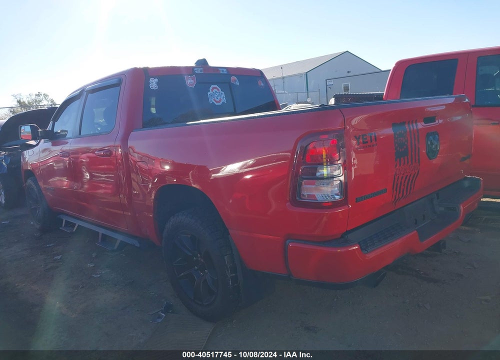 2020 RAM 1500 BIG HORN 4X4 5'7 BOX VIN: 1C6SRFFT0LN348334
