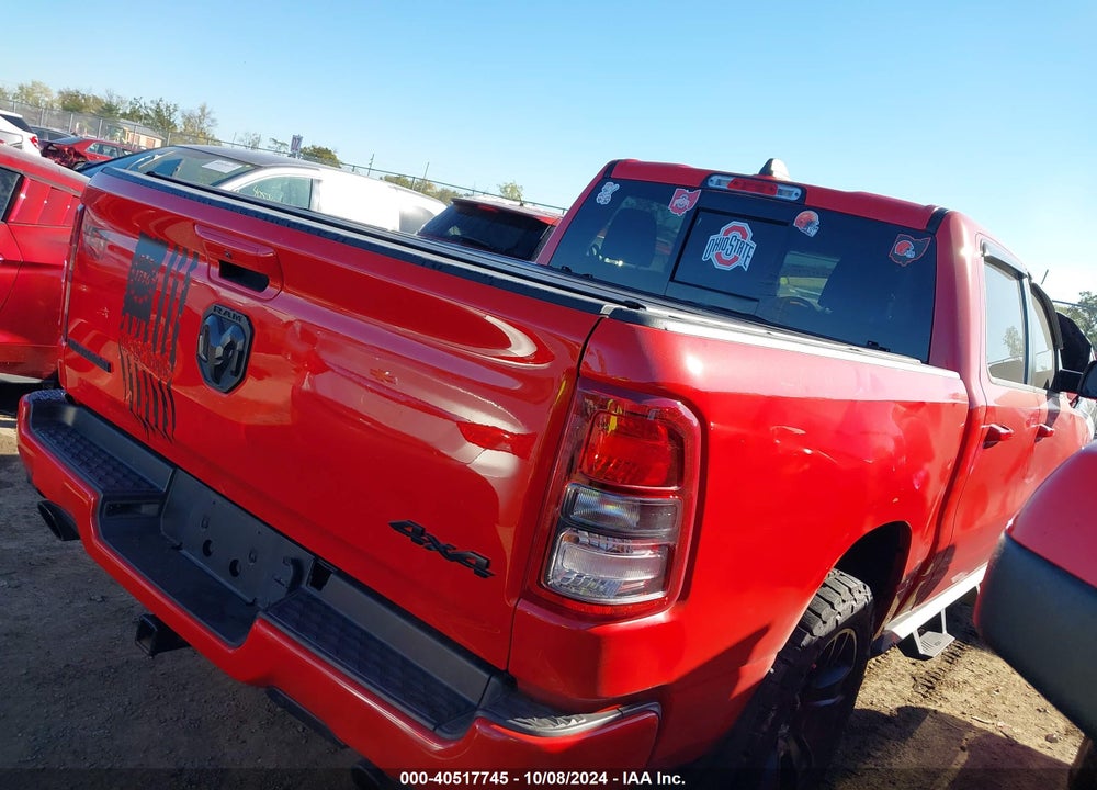 2020 RAM 1500 BIG HORN 4X4 5'7 BOX VIN: 1C6SRFFT0LN348334