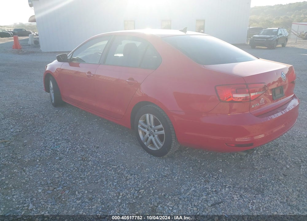 2015 VOLKSWAGEN JETTA 2.0L S VIN: 3VW2K7AJ9FM356548