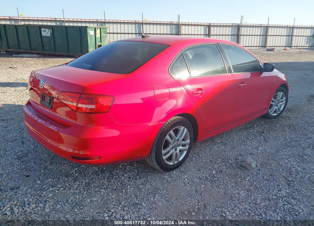 2015 VOLKSWAGEN JETTA 2.0L S VIN: 3VW2K7AJ9FM356548