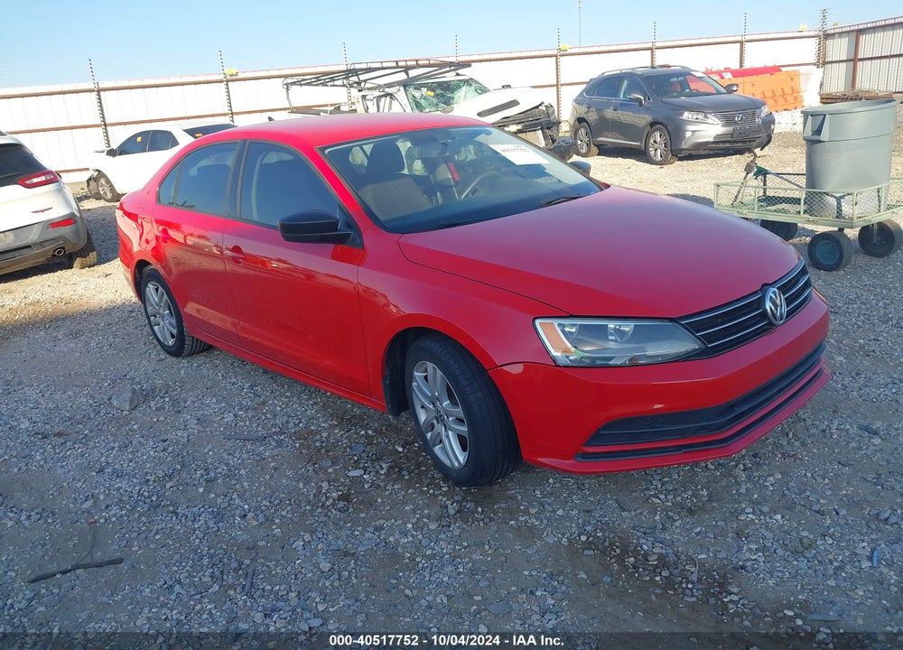 2015 VOLKSWAGEN JETTA 2.0L S VIN: 3VW2K7AJ9FM356548