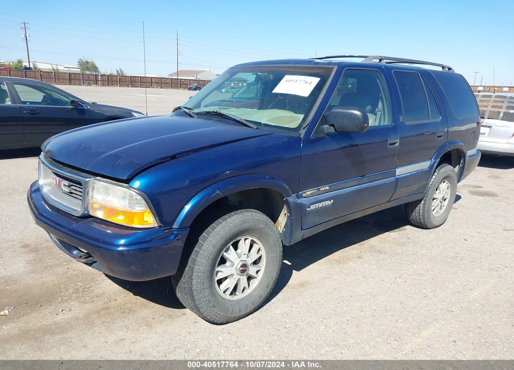 2000 GMC JIMMY SLT VIN: 1GKDT13W8Y2154085