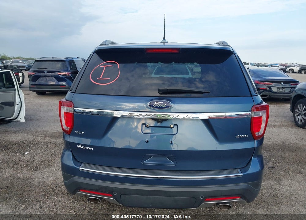 2018 FORD EXPLORER XLT VIN: 1FM5K8D83JGA50166