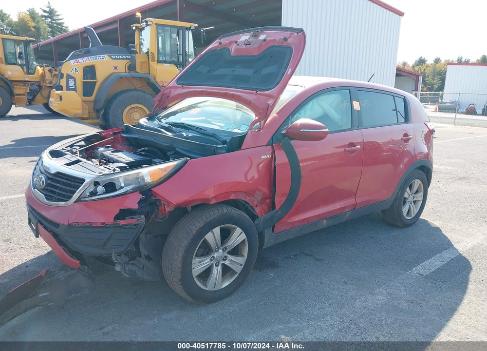 2013 KIA SPORTAGE LX VIN: KNDPBCA2XD7355121