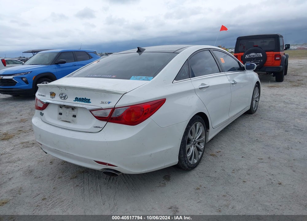 2012 HYUNDAI SONATA LIMITED 2.0T VIN: 5NPEC4ABXCH451805