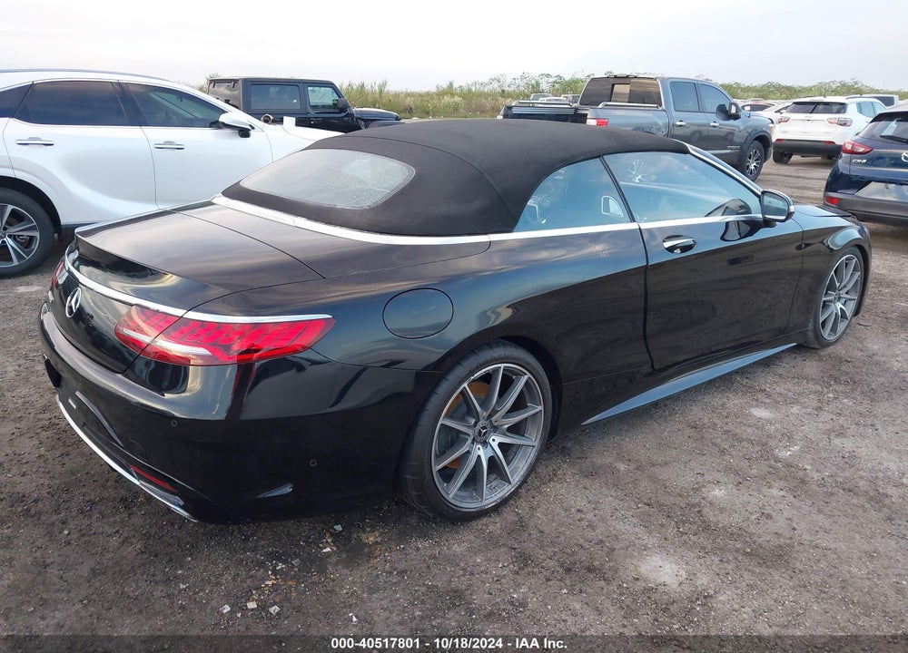 2018 MERCEDES-BENZ S 560 VIN: WDDXK8DB1JA032556