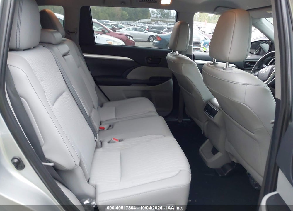 2019 TOYOTA HIGHLANDER LE PLUS VIN: 5TDBZRFH7KS995814