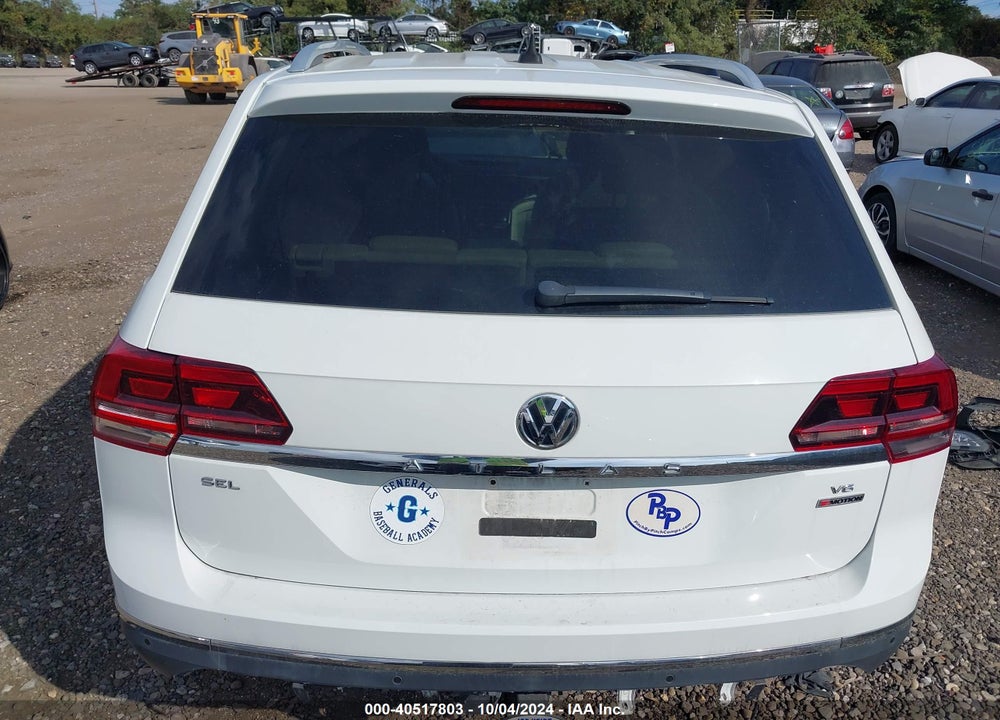 2018 VOLKSWAGEN ATLAS 3.6L V6 SEL VIN: 1V2MR2CAXJC581738