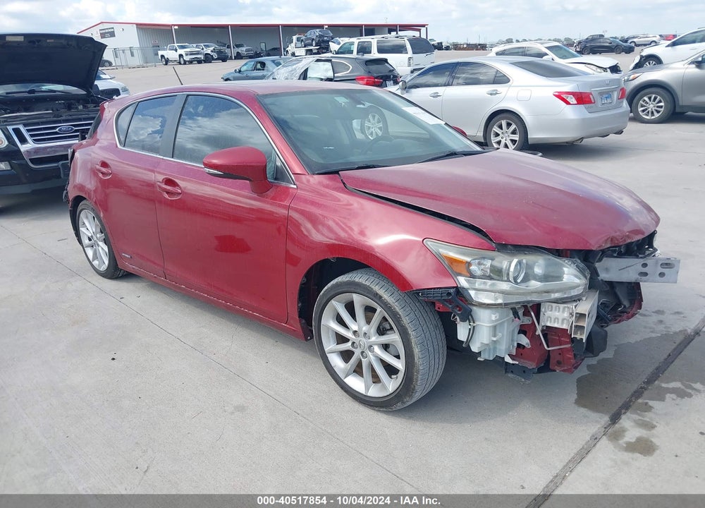 2011 LEXUS CT 200H PREMIUM VIN: JTHKD5BH9B2039057
