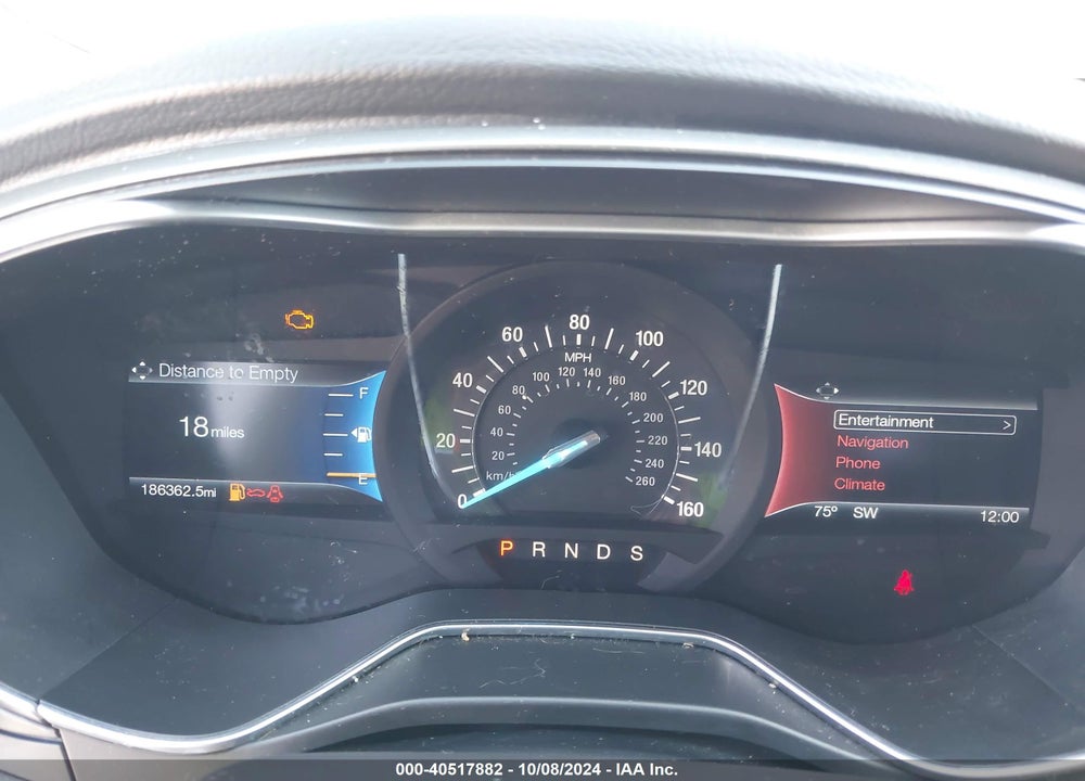 2016 FORD FUSION TITANIUM VIN: 3FA6P0K9XGR327314