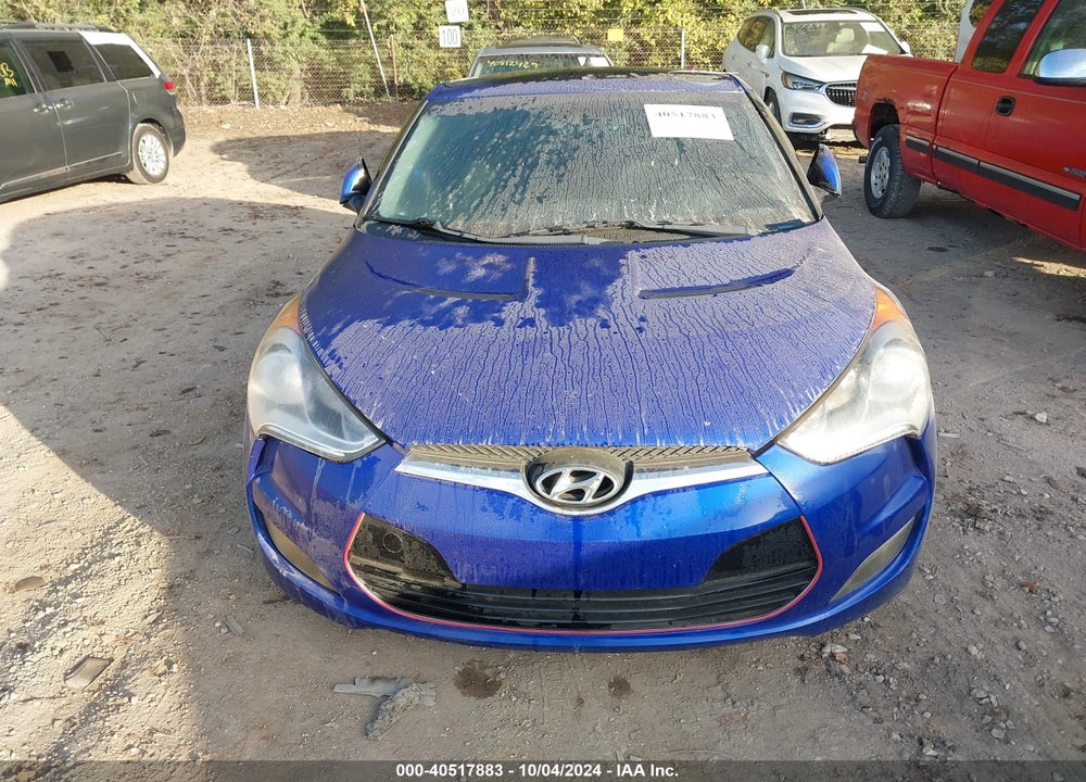 2013 HYUNDAI VELOSTER BASE W/BLACK VIN: KMHTC6AD1DU109912