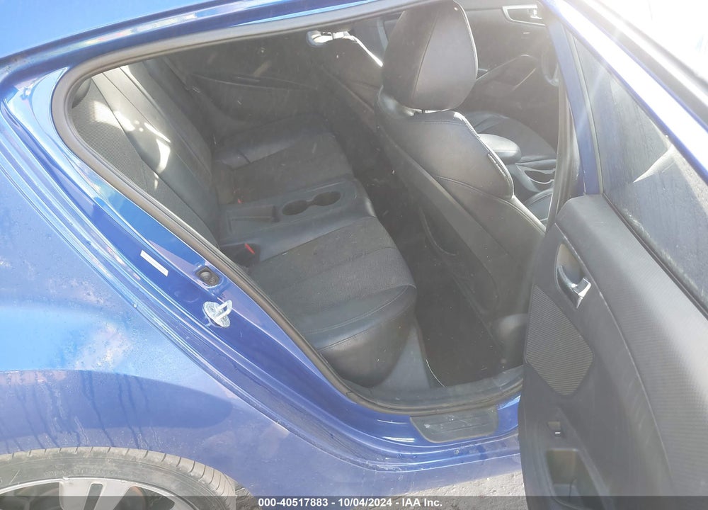 2013 HYUNDAI VELOSTER BASE W/BLACK VIN: KMHTC6AD1DU109912