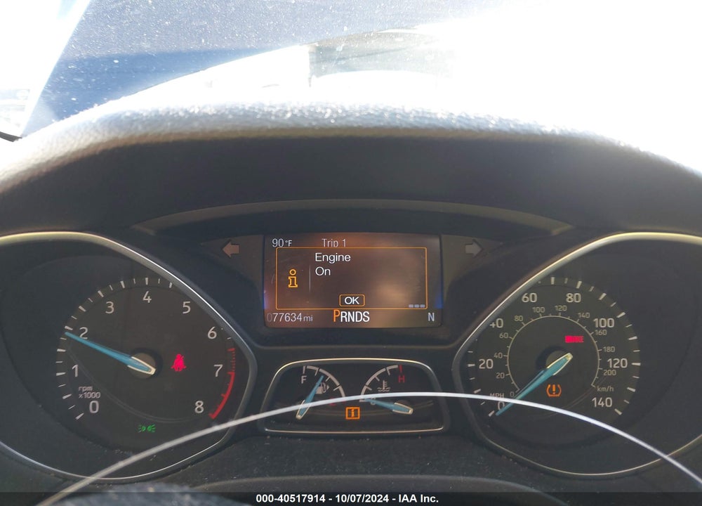 2017 FORD FOCUS SEL VIN: 1FADP3H22HL208790