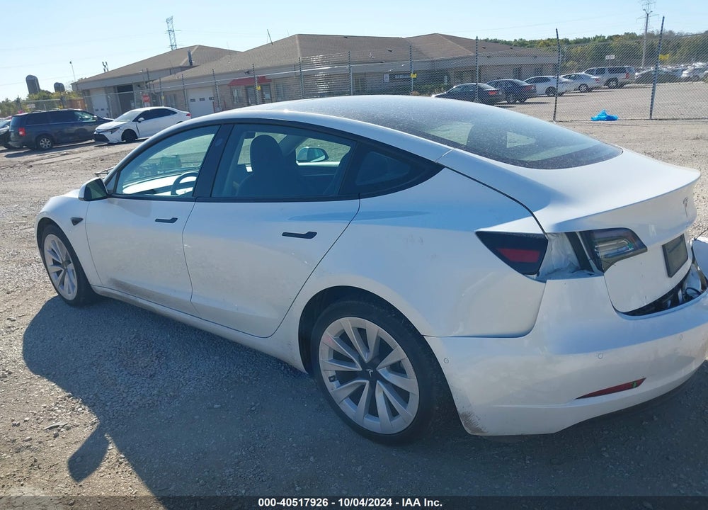 2021 TESLA MODEL 3 LONG RANGE DUAL MOTOR ALL-WHEEL DRIVE VIN: 5YJ3E1EB4MF101113
