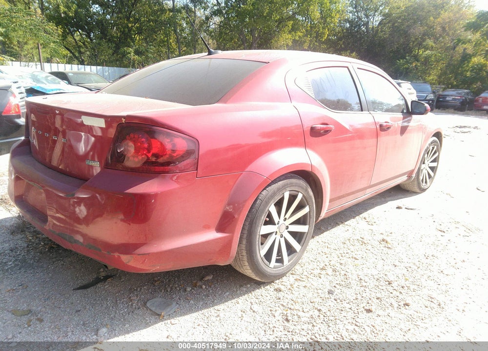2011 DODGE AVENGER LUX VIN: 1B3BD2FG1BN528778