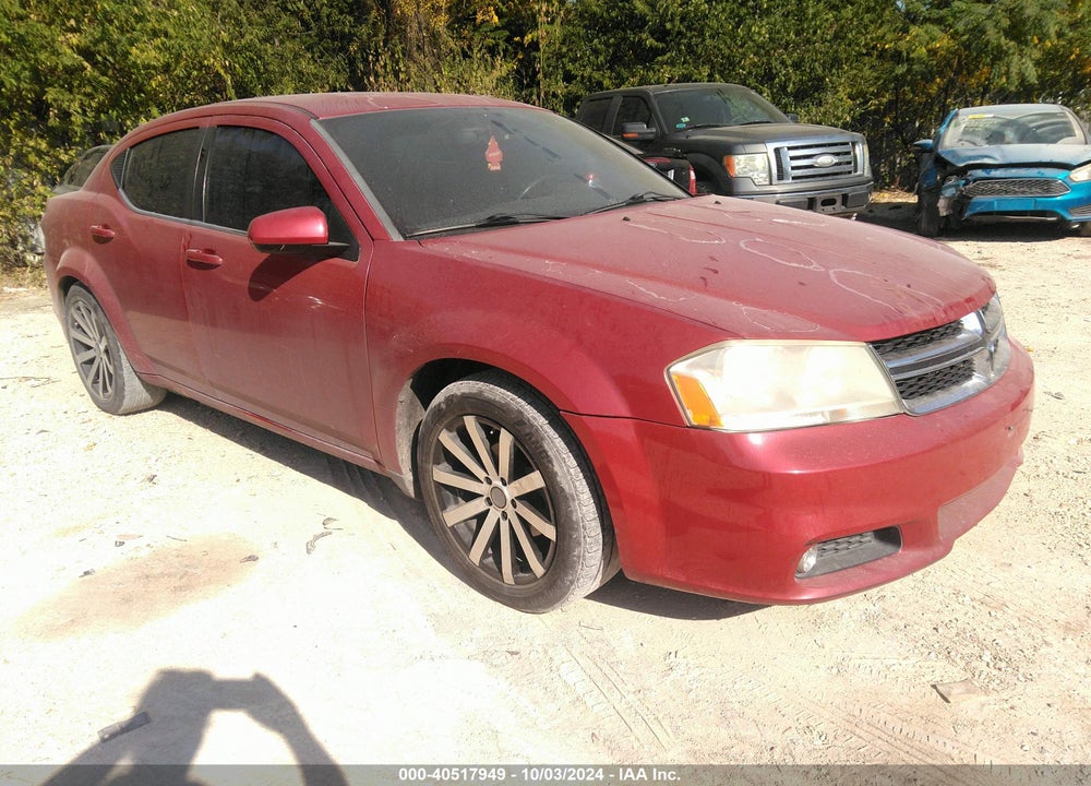 2011 DODGE AVENGER LUX VIN: 1B3BD2FG1BN528778