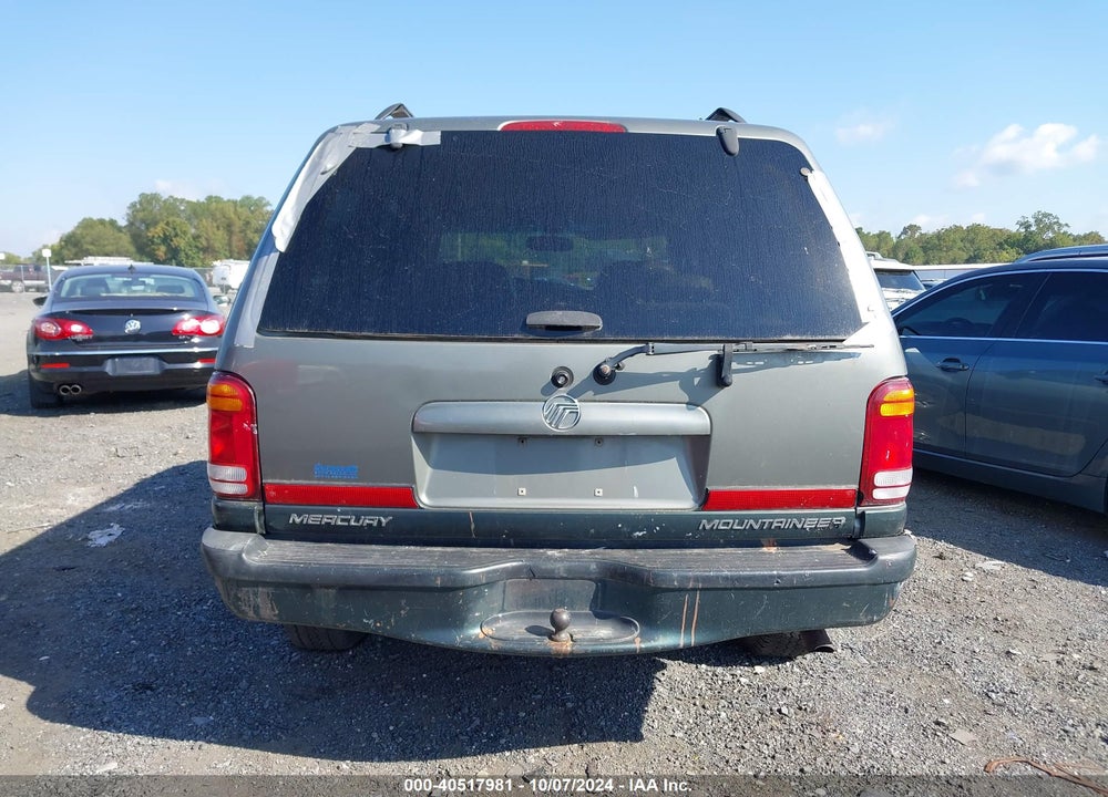 1999 MERCURY MOUNTAINEER VIN: 4M2DU55P7XUJ16589