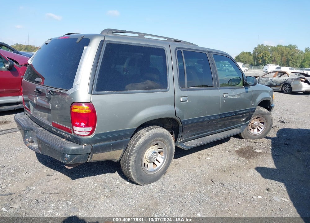 1999 MERCURY MOUNTAINEER VIN: 4M2DU55P7XUJ16589