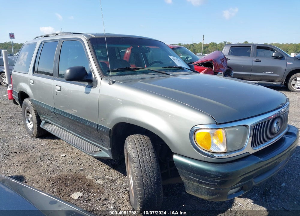 1999 MERCURY MOUNTAINEER VIN: 4M2DU55P7XUJ16589