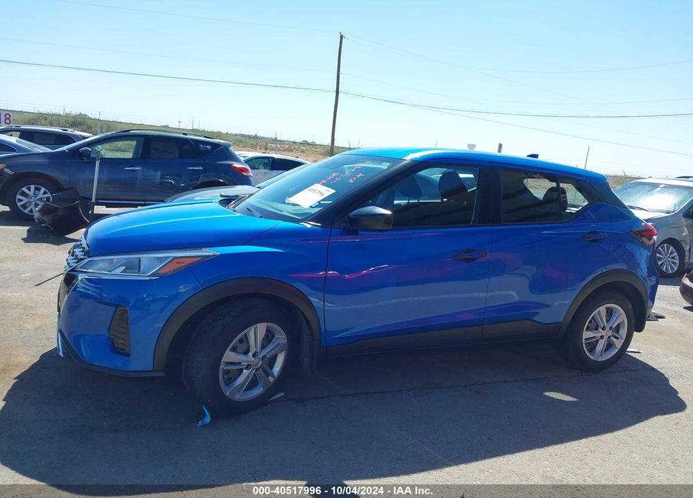 2022 NISSAN KICKS S XTRONIC CVT VIN: 3N1CP5BV6NL483859