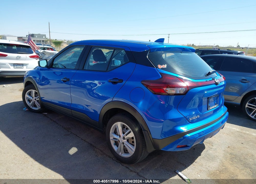 2022 NISSAN KICKS S XTRONIC CVT VIN: 3N1CP5BV6NL483859