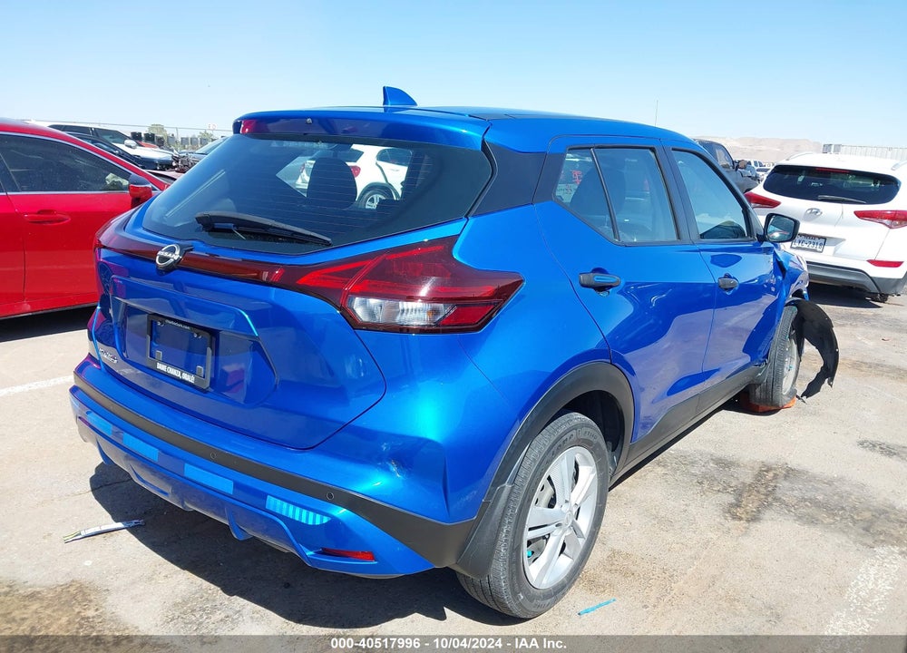 2022 NISSAN KICKS S XTRONIC CVT VIN: 3N1CP5BV6NL483859