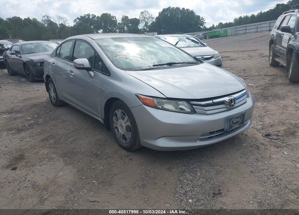 2012 HONDA CIVIC HYBRID VIN: JHMFB4F2XCS004553