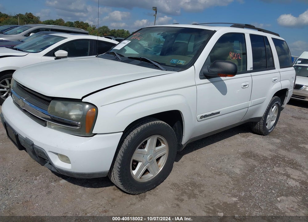 2002 CHEVROLET TRAILBLAZER LTZ VIN: 1GNDT13S422188807