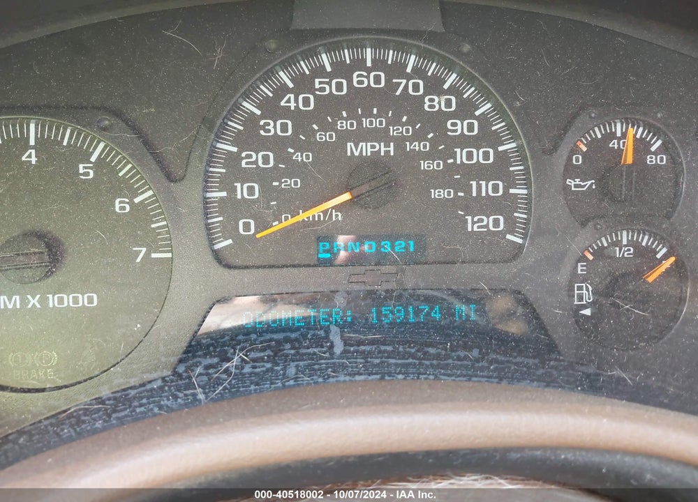 2002 CHEVROLET TRAILBLAZER LTZ VIN: 1GNDT13S422188807
