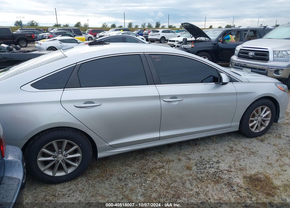 2018 HYUNDAI SONATA SE VIN: 5NPE24AF9JH658608