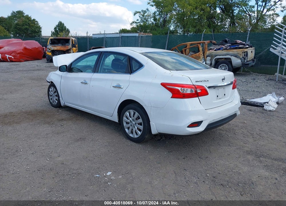 2018 NISSAN SENTRA S VIN: 3N1AB7APXJY323162