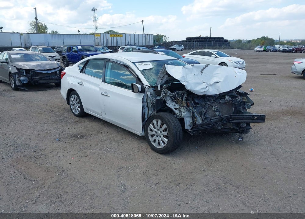 2018 NISSAN SENTRA S VIN: 3N1AB7APXJY323162