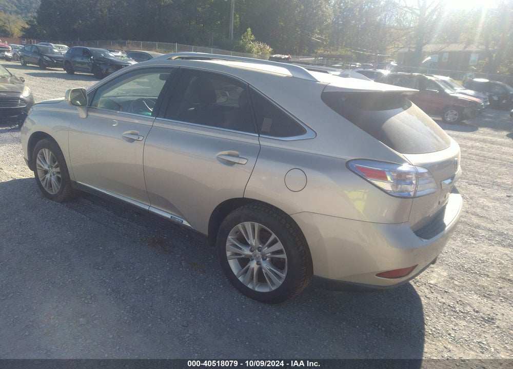 2012 LEXUS RX 450H VIN: JTJBC1BA4C2428722