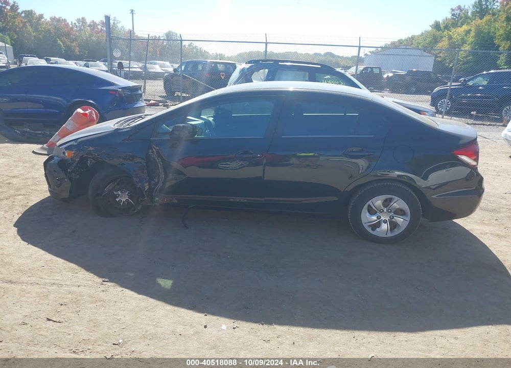 2015 HONDA CIVIC LX VIN: 19XFB2F52FE246504