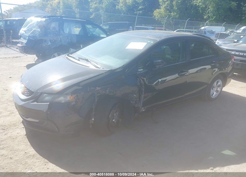 2015 HONDA CIVIC LX VIN: 19XFB2F52FE246504