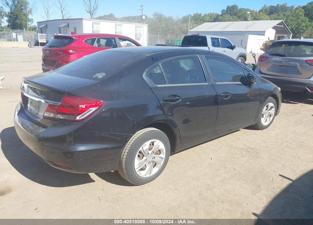 2015 HONDA CIVIC LX VIN: 19XFB2F52FE246504