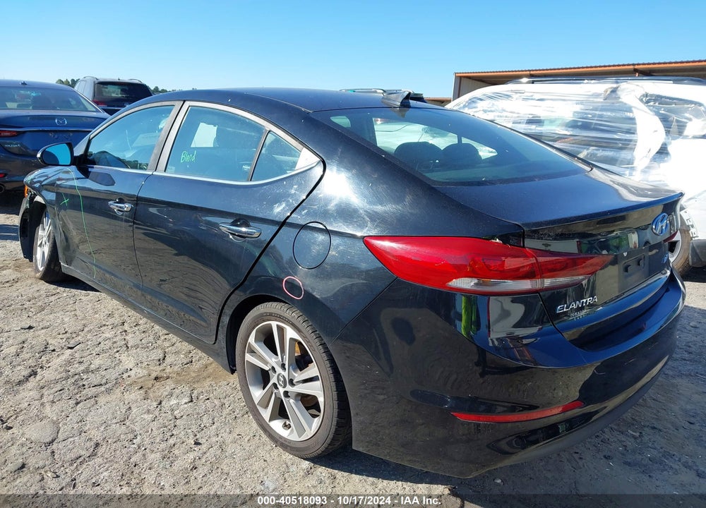 2017 HYUNDAI ELANTRA LIMITED VIN: KMHD84LF5HU147108