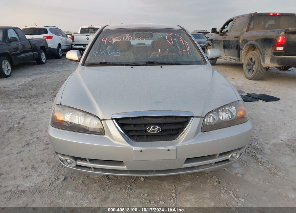 2006 HYUNDAI ELANTRA GLS/LIMITED VIN: KMHDN46D56U378610
