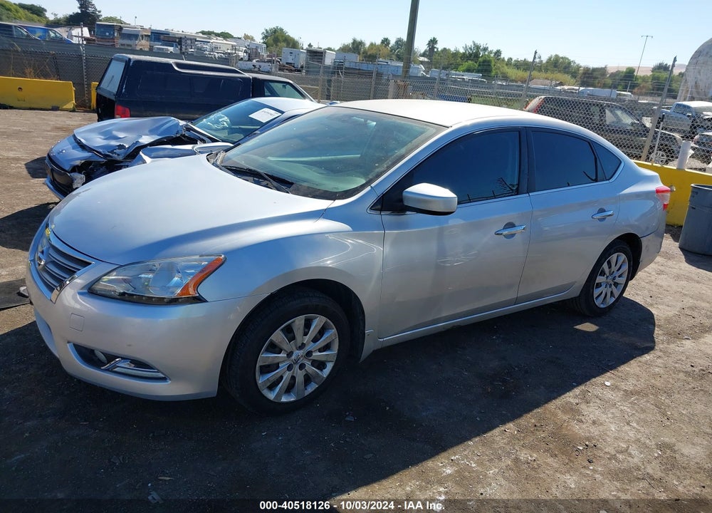 2014 NISSAN SENTRA FE+ S/FE+ SV/S/SL/SR/SV VIN: 1N4AB7AP2EN850621