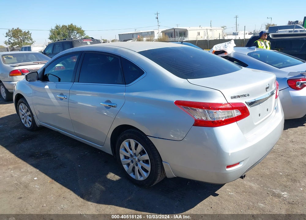 2014 NISSAN SENTRA FE+ S/FE+ SV/S/SL/SR/SV VIN: 1N4AB7AP2EN850621