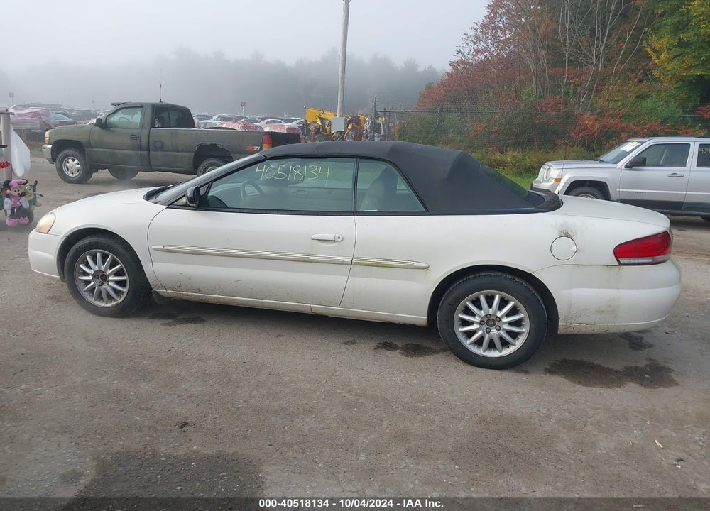 2004 CHRYSLER SEBRING LXI VIN: 1C3EL55R24N107307