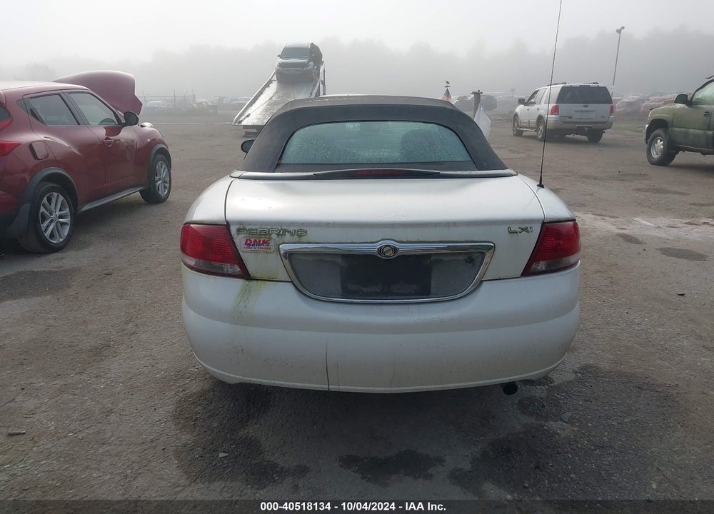 2004 CHRYSLER SEBRING LXI VIN: 1C3EL55R24N107307