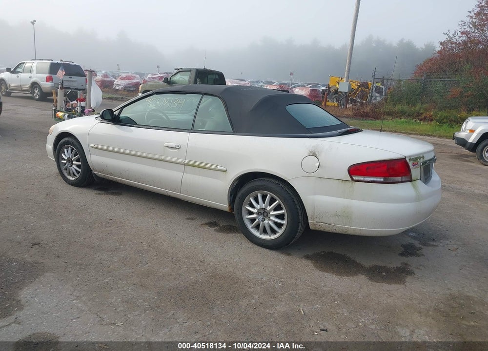 2004 CHRYSLER SEBRING LXI VIN: 1C3EL55R24N107307