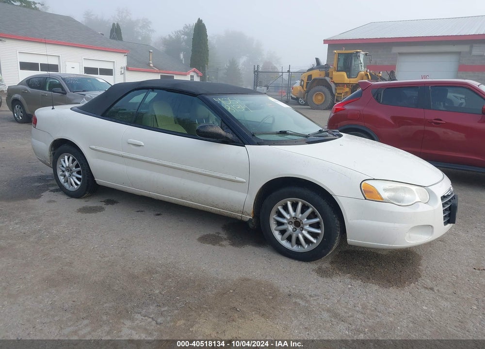 2004 CHRYSLER SEBRING LXI VIN: 1C3EL55R24N107307